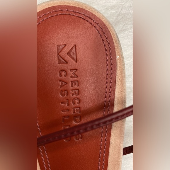 Mercedes Castillo Leather Sandals - Pink Sandals, Shoes - Picture 2 of 11